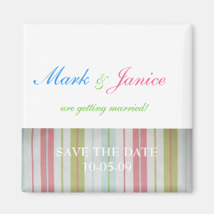 Imán de recordatorio de boda