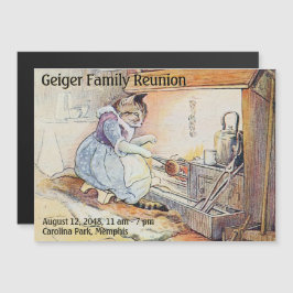 Imán de recordatorio de reunión familiar