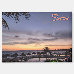 Imán de recuerdo de Cancún México
