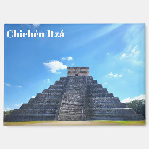 Imán de recuerdo de Chichén Itzá México
