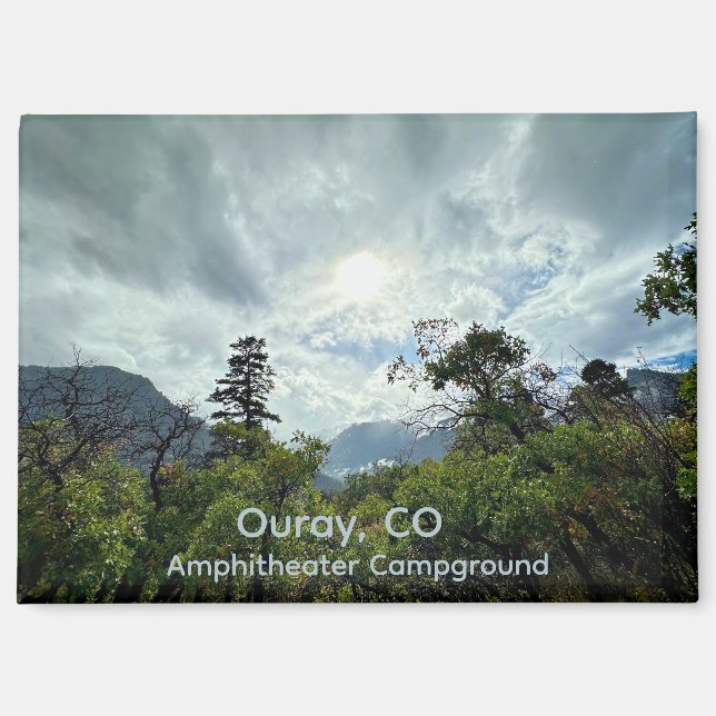 Imán de recuerdo de Ouray (Anverso)