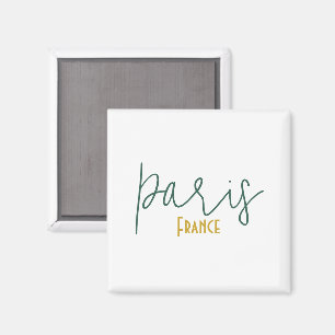 Imán de recuerdo de París, Francia
