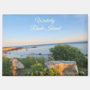 Imán de recuerdo de Westerly Rhode Island