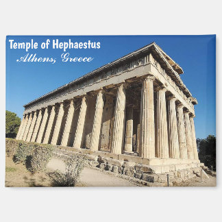 Imán de recuerdo del Templo de Hefesto Atenas Grec