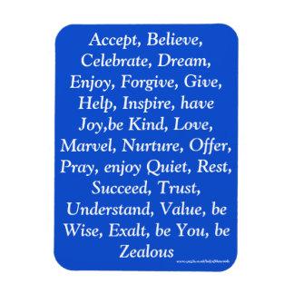 Imán de recuperación azul