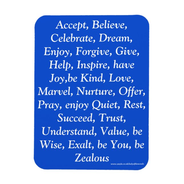 Imán de recuperación azul (Vertical)