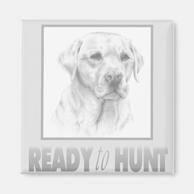 imán de recuperación de labrador (Frente)