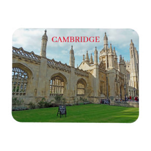 imán de refrigerador con vista al Cambridge King'