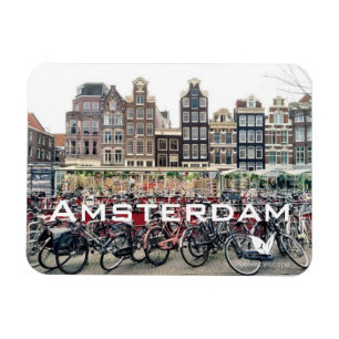 imán de refrigerador de Amsterdam por Velvet Escap