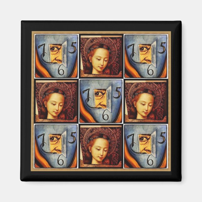 Imán de refrigerador de cocina de Dalimadonna (Frente)