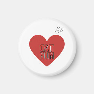 imán de refrigerador de Mamá para gato