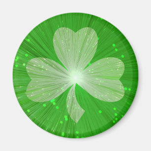 imán de refrigerador de Shamrock