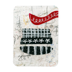 Imán de refrigerador dominical desordenado