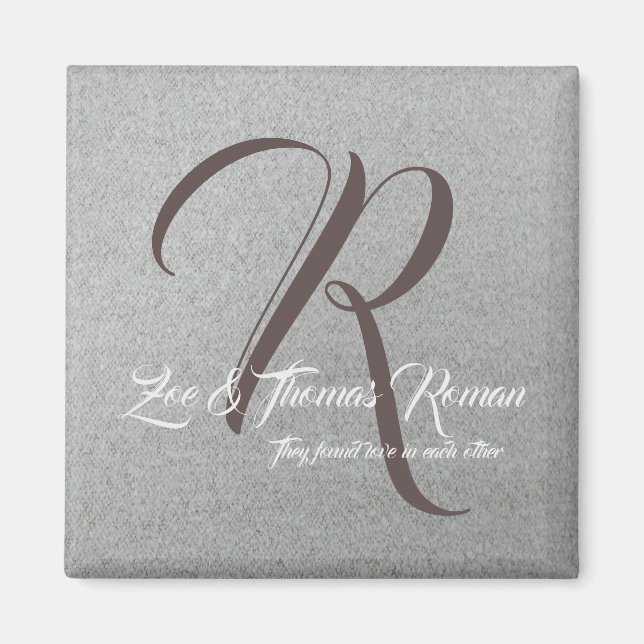 Imán de refrigerador familiar (Frente)