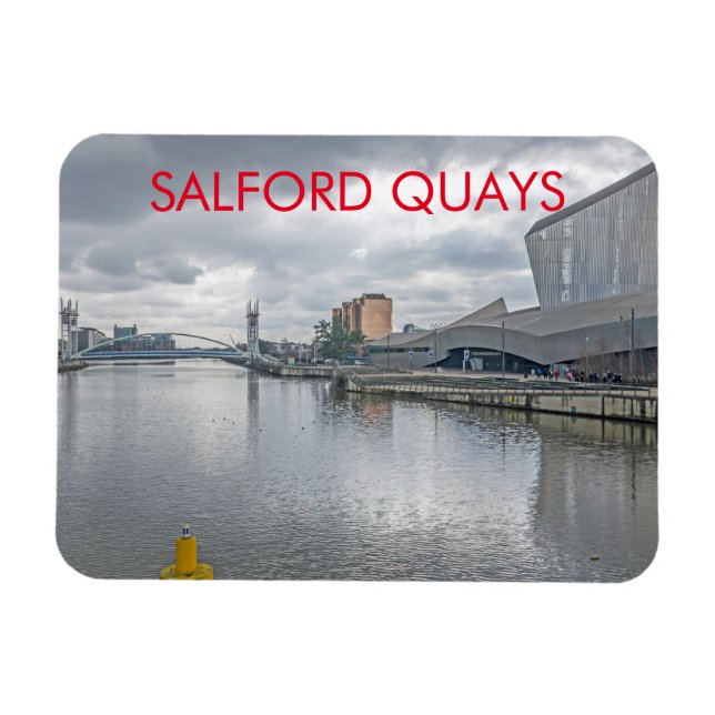 imán de refrigerador Salford Quays (Horizontal)