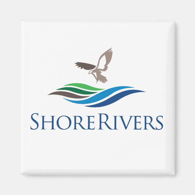 imán de refrigerador ShoreRivers (Frente)