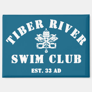 imán de refrigerador Tiber River Swim Club