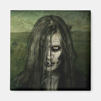 imán de refrigerador zombie