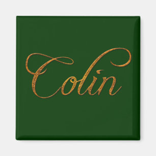 Imán de regalo con marca de nombre COLIN