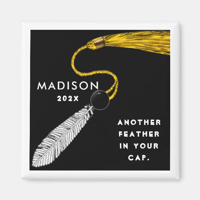 Imán de regalo conmemorativo de graduación 2023 (Frente)