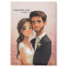 Imán de regalo de boda