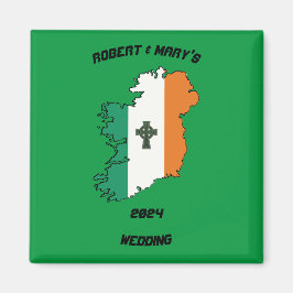 Imán de regalo de Boda irlandés