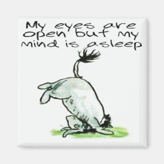 Imán de regalo de cita divertida de Eeyore