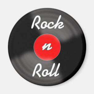 Imán de regalo de disco de vinilo retro