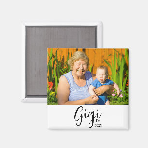 Imán de regalo de foto establecida de Gigi