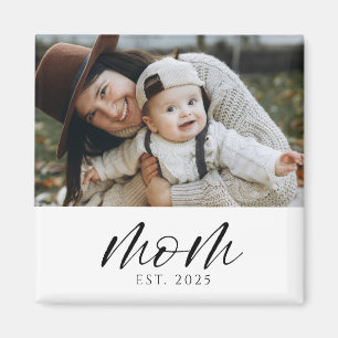Imán de regalo de foto establecida para mamá