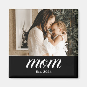 Imán de regalo de foto establecido por mamá