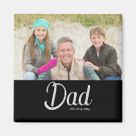 Imán de regalo de foto para papá