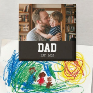 Imán de regalo del Día del Padre para Papá Minimal