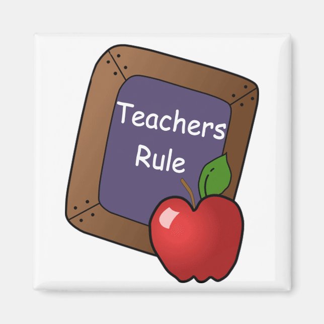 Imán de reglas de profesores (Frente)