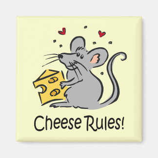 Imán de reglas de queso