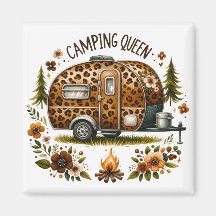 Imán de Reina de Camping