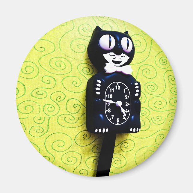 Imán de reloj de gato del kit antiguo (Frente)