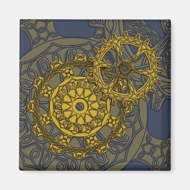 Imán de reloj trenzado (Frente)