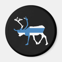Imán de reno de Finlandia