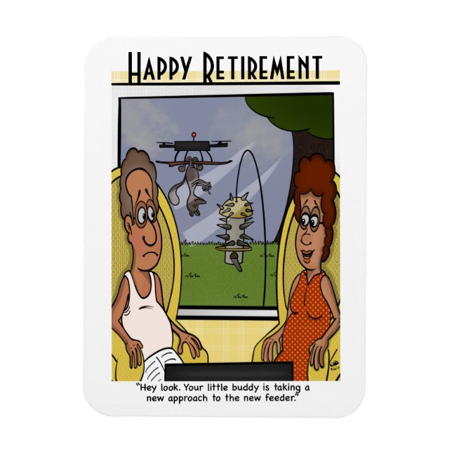 Imán de retiro de prueba de ardilla (Vertical)