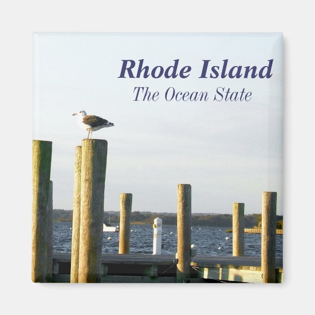 Imán de Rhode Island (Frente)