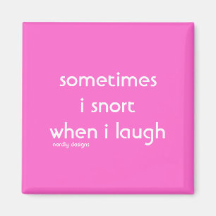 imán de risa de resoplido