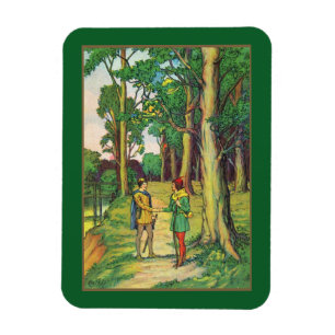 Imán de Robin Hood y Little John