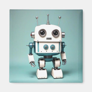 Imán de robot de juguete lindo