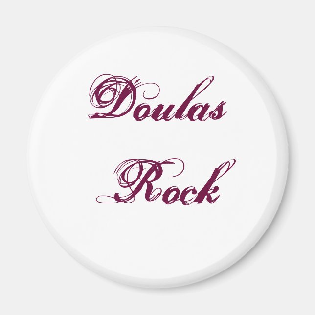 Imán de rock de Doulas (Frente)