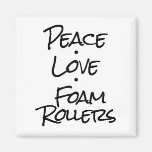 Imán de Rodillos de Espuma de Paz Amor