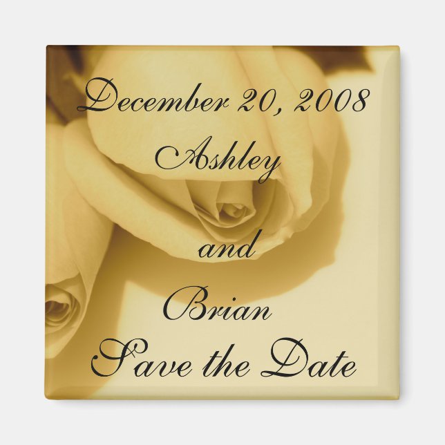 imán de Rosas de Sepia (Frente)