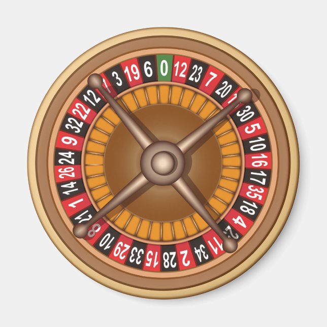 Imán de rueda de ruleta (Frente)
