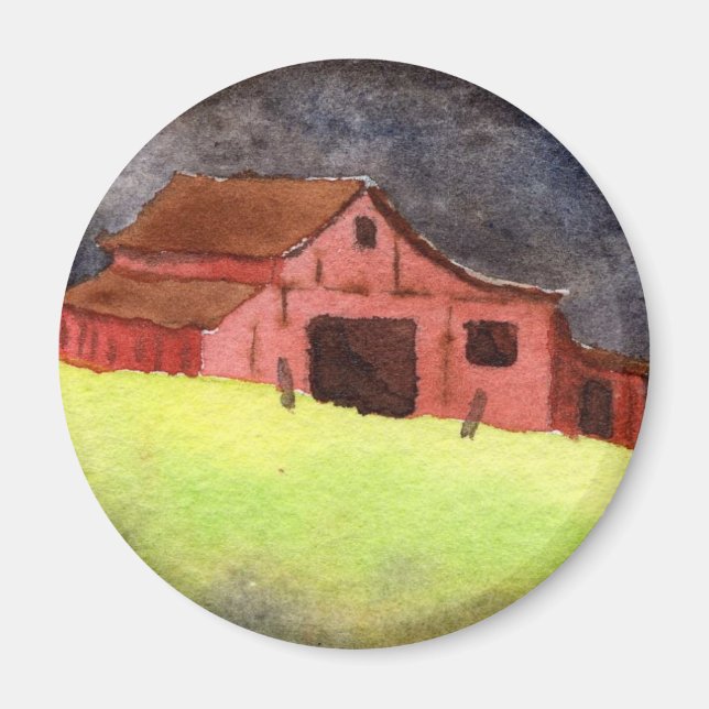 Imán de rutas de campo (Frente)