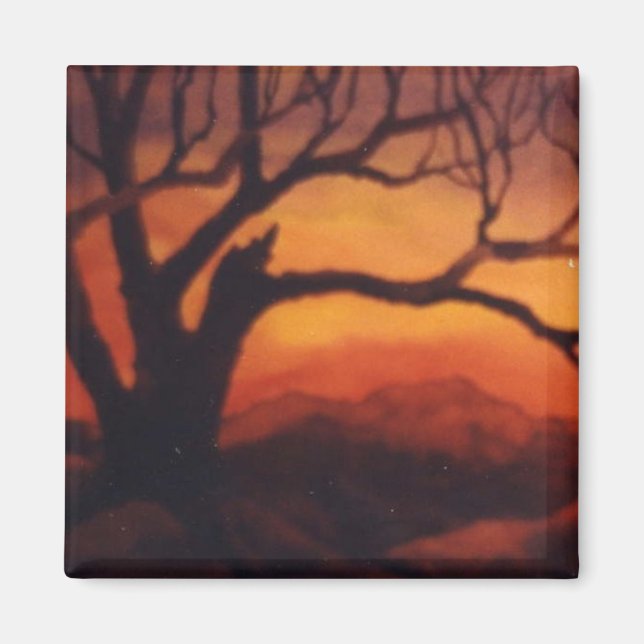 Imán de rutas de campo (Frente)